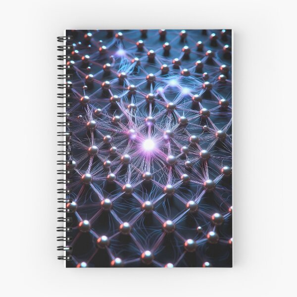 Item preview, Scifi Theme Bluish Purple Texture of Asymmetrical Glowing Biological Neuron Synapses (image size 7840x11680) designed and sold by Digital-Davinci.