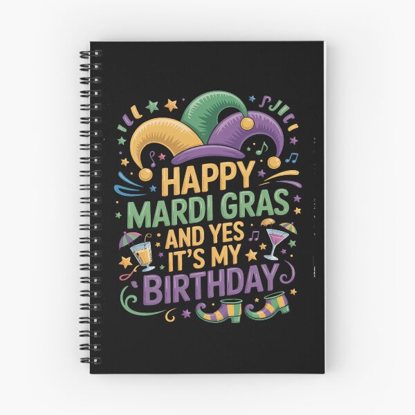 Item preview, Mardi Gras Yes My Birthday Bday Party Men Women Kids designed and sold by repconomArt.