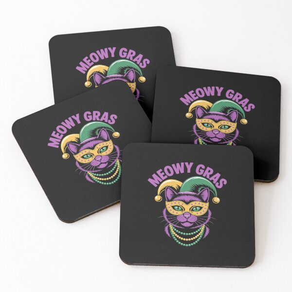 Item preview, Meowy Gras Mardi Gras Cat Lover for Men Women designed and sold by repconomArt.