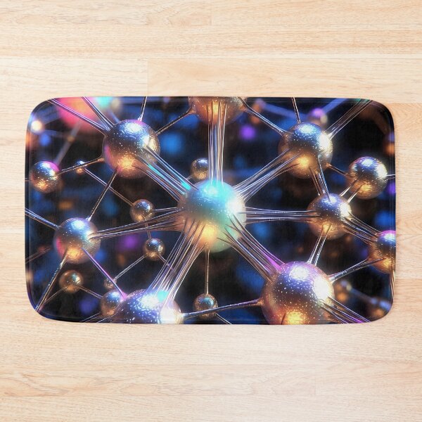 Item preview, Scifi Theme Bluish Purple Texture of Asymmetrical Glowing Biological Neuron Synapses (image size 7840x11680) designed and sold by Digital-Davinci.