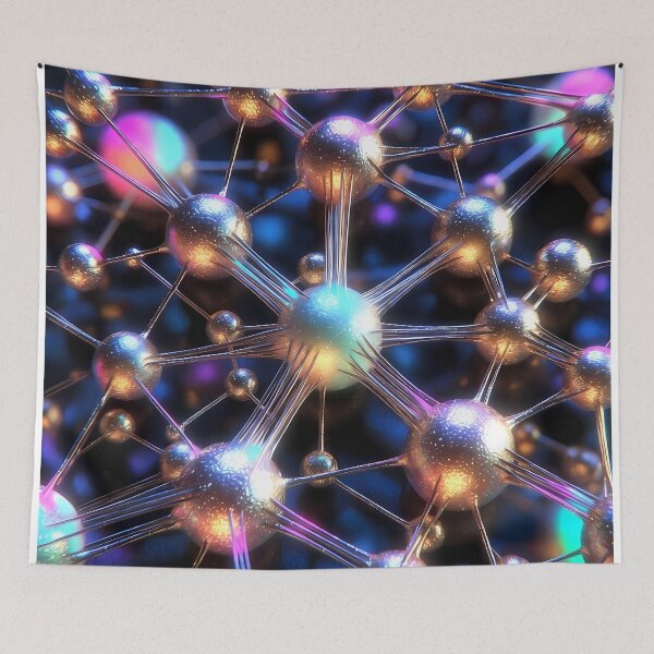Item preview, Scifi Theme Bluish Purple Texture of Asymmetrical Glowing Biological Neuron Synapses (image size 7840x11680) designed and sold by Digital-Davinci.