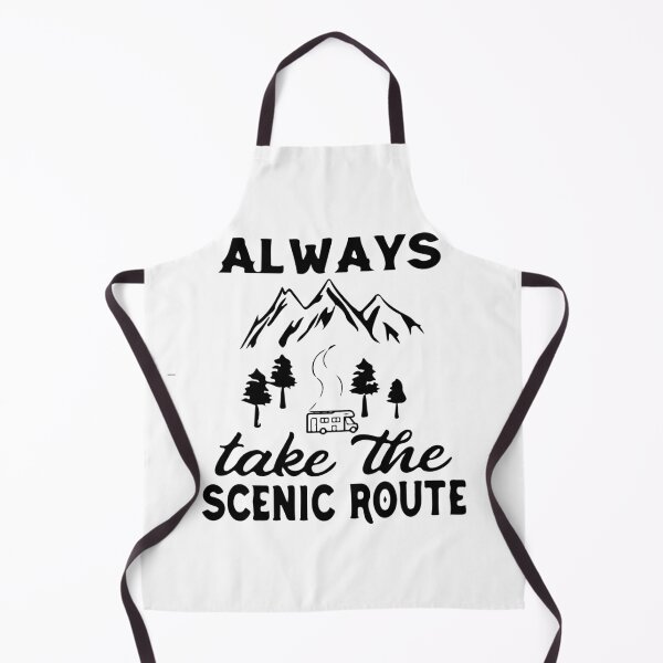 Item preview, Always Take the Scenic Route ,Travel , Camper Van designed and sold by bENBOUA.