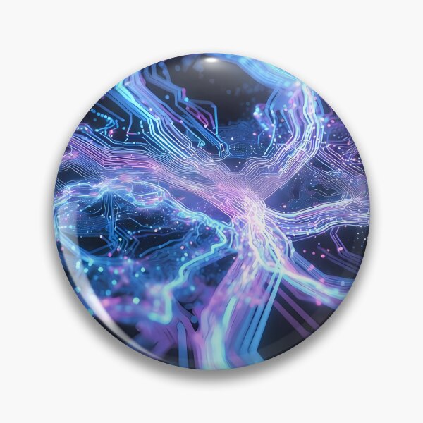 Item preview, Scifi Theme Bluish Purple Texture of Asymmetrical Glowing Biological Neuron Synapses (image size 7840x11680) designed and sold by Digital-Davinci.