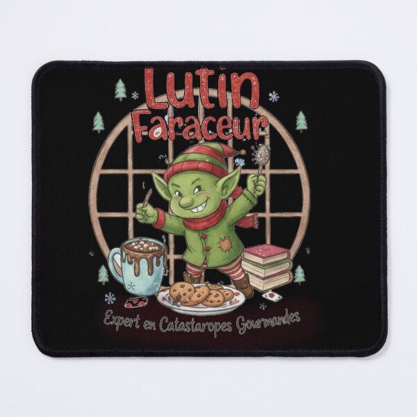Item preview, Mischievous Christmas Elf Expert in Gourmet Disasters - Funny Xmas Gift designed and sold by Magounette.