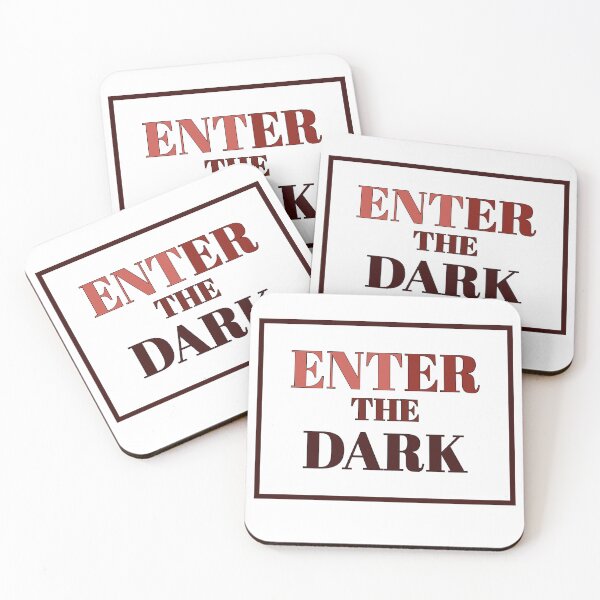 Item preview, Enter The Dark – Horror Retro Typography Aesthetic Design designed and sold by THE RILONA.