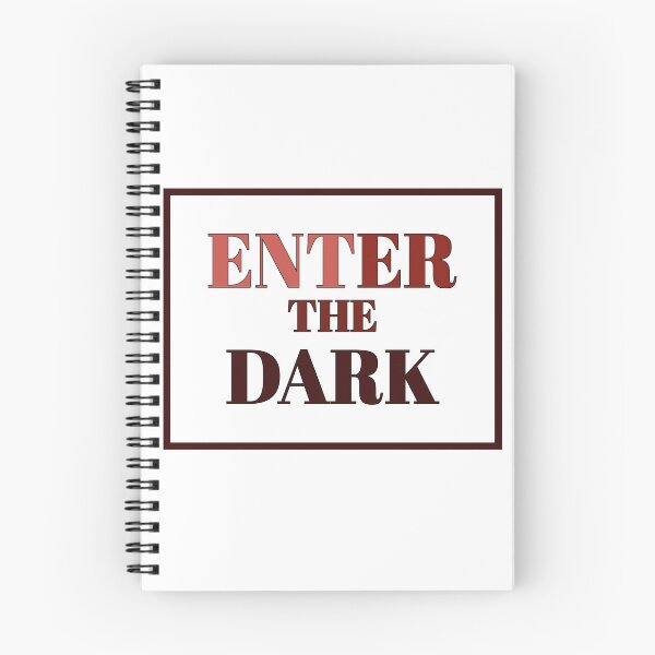 Item preview, Enter The Dark – Horror Retro Typography Aesthetic Design designed and sold by THE RILONA.