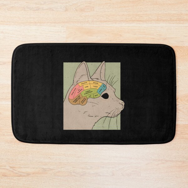 Item preview, The Feline Phrenology designed and sold by xfdmbgkaiz39.