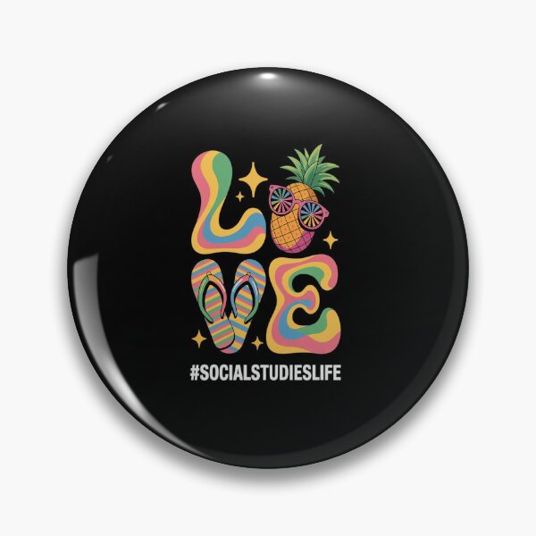 Item preview, Social Studies Love Pineapple Summer designed and sold by repconomArt.