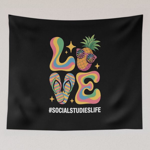 Item preview, Social Studies Love Pineapple Summer designed and sold by repconomArt.