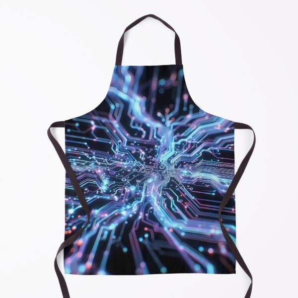 Item preview, Scifi Theme Bluish Purple Texture of Asymmetrical Glowing Biological Neuron Synapses (image size 7840x11680) designed and sold by Digital-Davinci.