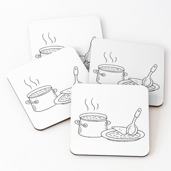 Item preview, A tortilla on plate beside ladle and stove of beans designed and sold by rasagamastore.