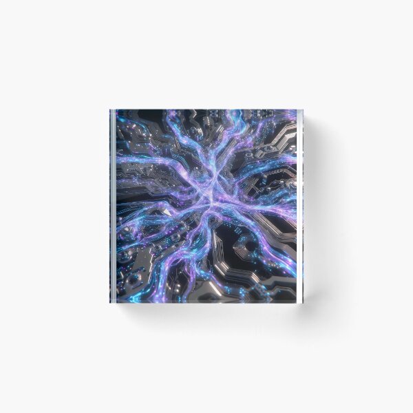 Item preview, Scifi Theme Bluish Purple Texture of Asymmetrical Glowing Biological Neuron Synapses (image size 7840x11680) designed and sold by Digital-Davinci.