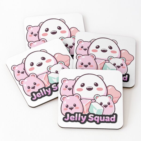 Item preview, Jelly Squat Pastel Kawaii Design designed and sold by Volkicetin.