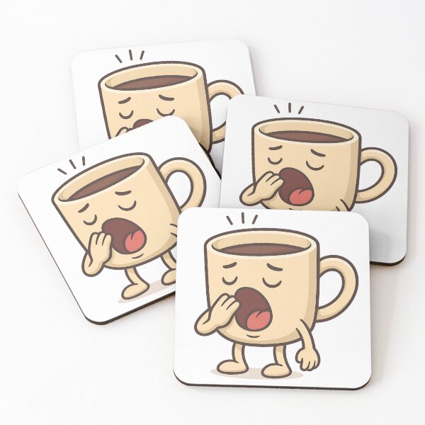 Item preview, "Before Coffee: Sleepy Yawning Mug & Early Morning Blues" designed and sold by DesignRush786.