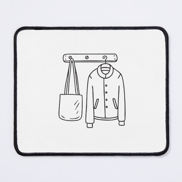 Item preview, A tote bag and a jacket on wall hook designed and sold by rasagamastore.