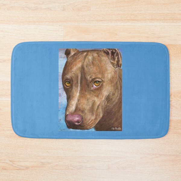 Item preview, A Beautiful Red Nose Pit Bull Painting designed and sold by ibadishi.