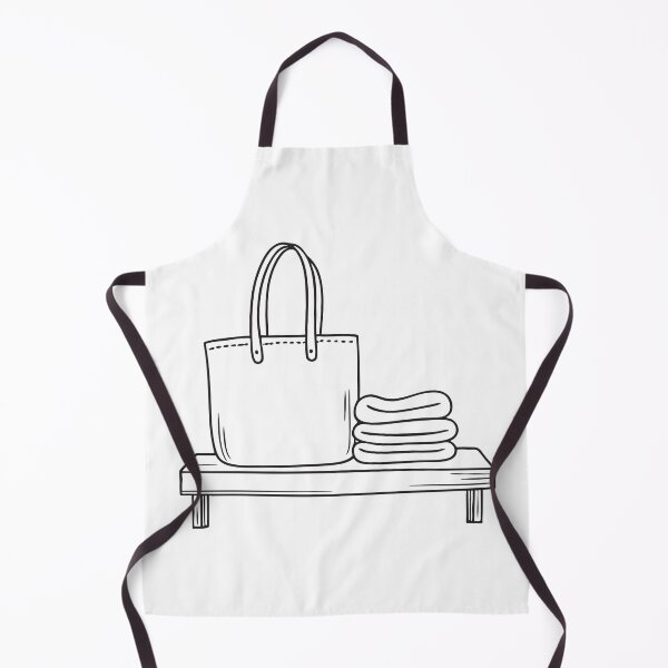 Item preview, A tote bag beside folded clothes on a bench designed and sold by rasagamastore.