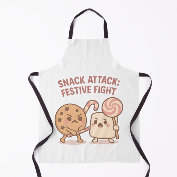 Item preview, Heated Rivalry Christmas – Cookie vs Marshmallow Duel (Snack Attack Festive Fight) designed and sold by Sitred123.