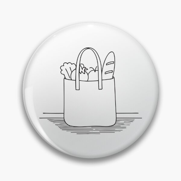 Item preview, A tote bag lying near groceries on the kitchen floor designed and sold by rasagamastore.
