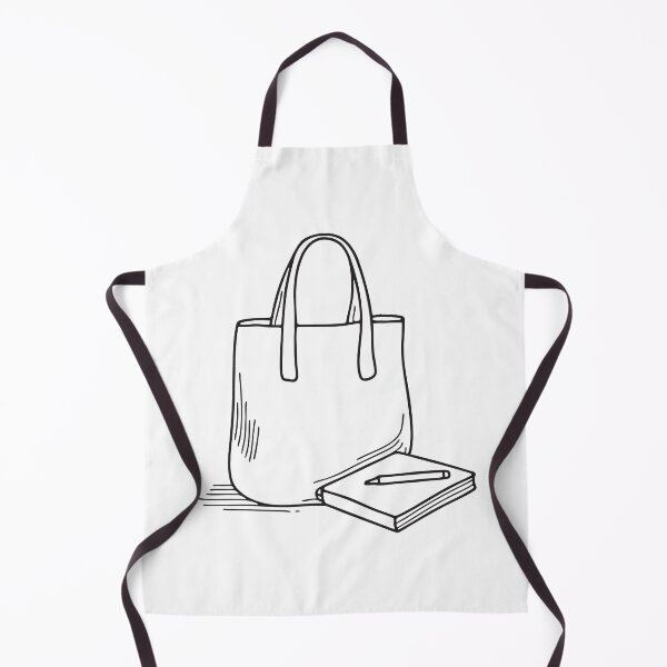 Item preview, A tote bag resting beside a sketchpad and markers designed and sold by rasagamastore.
