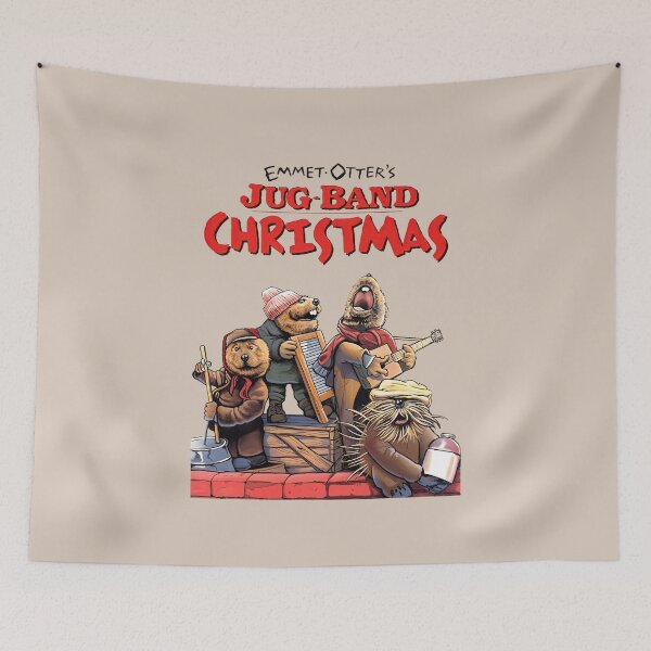Item preview, Emmet Otter Jug-Band Christmas Sweatshirt – Vintage Christmas Movie Tee Unisex designed and sold by maitivi.