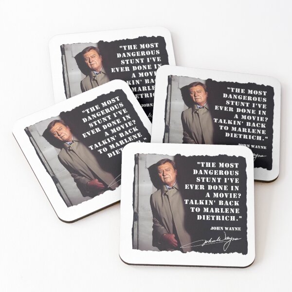 Item preview, John Wayne II - Quote "Marlene Dietrich" designed and sold by RalfDavid74.