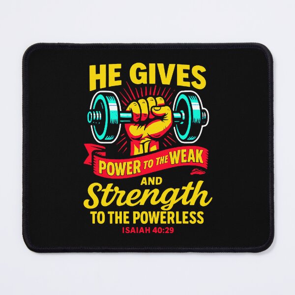 Item preview, Isaiah 40:29 He Gives Power to the Weak and Strength to the Powerless designed and sold by plushism.