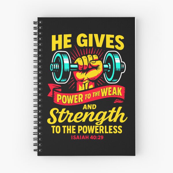 Item preview, Isaiah 40:29 He Gives Power to the Weak and Strength to the Powerless designed and sold by plushism.