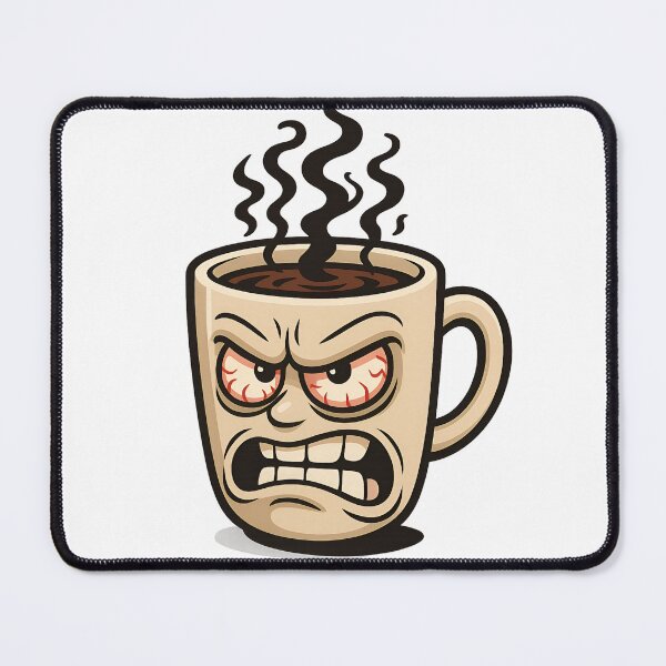 Item preview, "Grumpy Coffee Mug: Monday Morning Mood & Caffeine Fiend Art" designed and sold by DesignRush786.