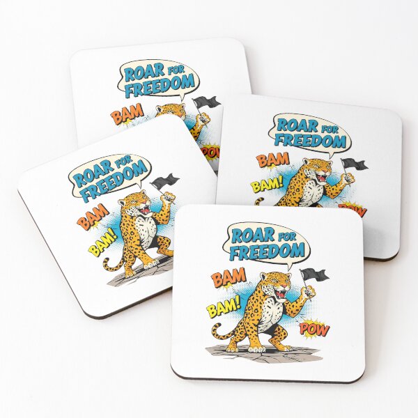 Item preview, Retro Comic Book Freedom Leopard designed and sold by SholoStudio.