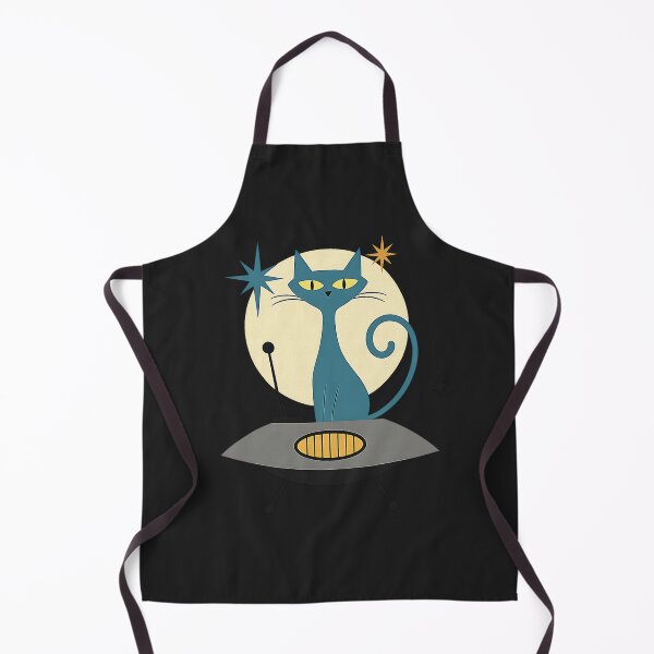 Item preview, Mid Century Modern UFO Cat Retro Futuristic  designed and sold by ArleneRowe.