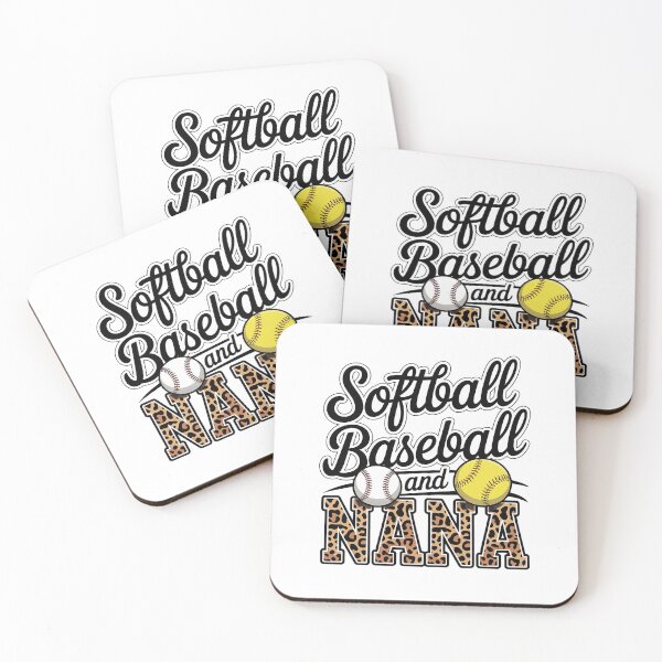 Item preview, Baseball And Softball Nana of Both Girl Boy Nephew Leopard designed and sold by Catharsiscath.