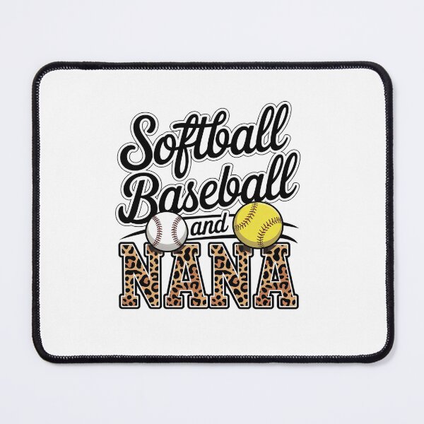 Item preview, Baseball And Softball Nana of Both Girl Boy Nephew Leopard designed and sold by Catharsiscath.