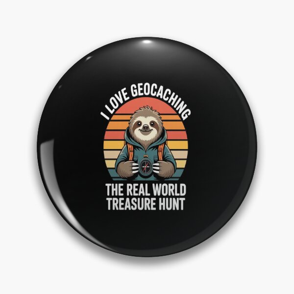 Item preview, Geocacher Sloth Geocaching designed and sold by Catharsiscath.