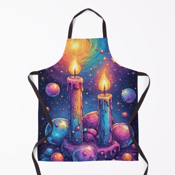 Item preview, Cosmic candles in colorful space designed and sold by Mianku | Für das Leben.