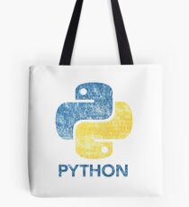 Retro Python Programmer Tote Bag