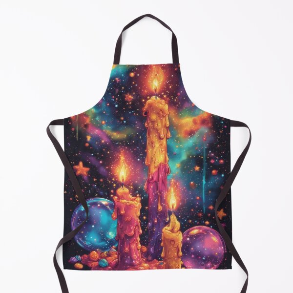 Item preview, Glowing candles in cosmic space designed and sold by Mianku | Für das Leben.
