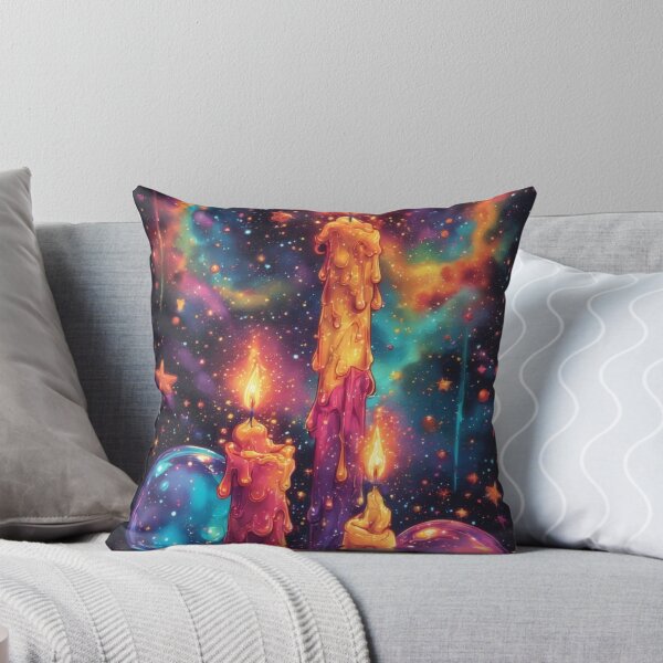 Item preview, Glowing candles in cosmic space designed and sold by Mianku | Für das Leben.