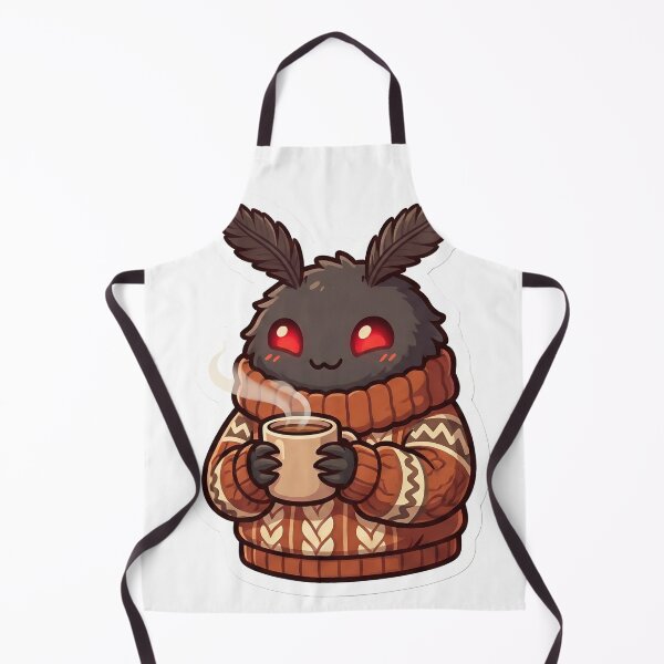 Item preview, Cozy Mothman in a Sweater Drinking Tea designed and sold by StickyGuys.