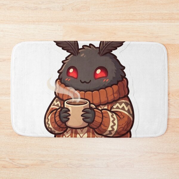 Item preview, Cozy Mothman in a Sweater Drinking Tea designed and sold by StickyGuys.