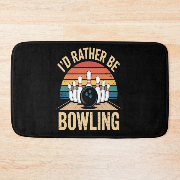 Item preview, I'd Rather be Bowling retro for Man, Woman & Toddler Bowling designed and sold by Catharsiscath.