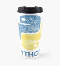 Retro Python Programmer Travel Mug