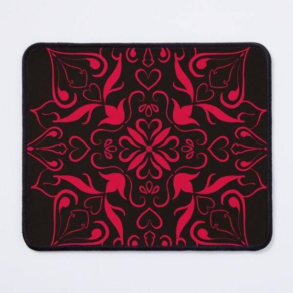 Item preview, Red Blossoming tile designed and sold by DjenEnti.