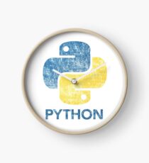 Retro Python Programmer Clock