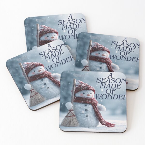 Item preview, A Season Made of Wonder Snowman Art | Cozy Winter Christmas Illustration designed and sold by designbymahi.