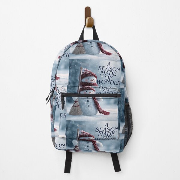 Item preview, A Season Made of Wonder Snowman Art | Cozy Winter Christmas Illustration designed and sold by designbymahi.