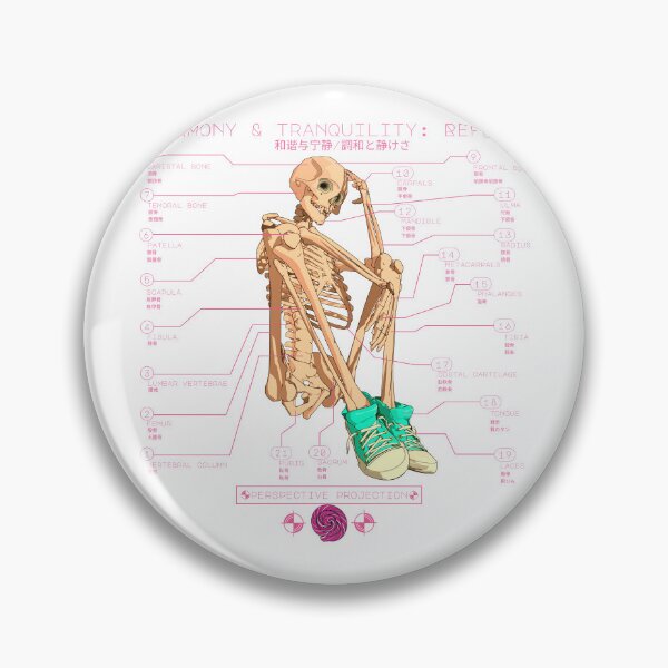 Item preview, Skeleton anatomy annotated designed and sold by m-yoga-store.