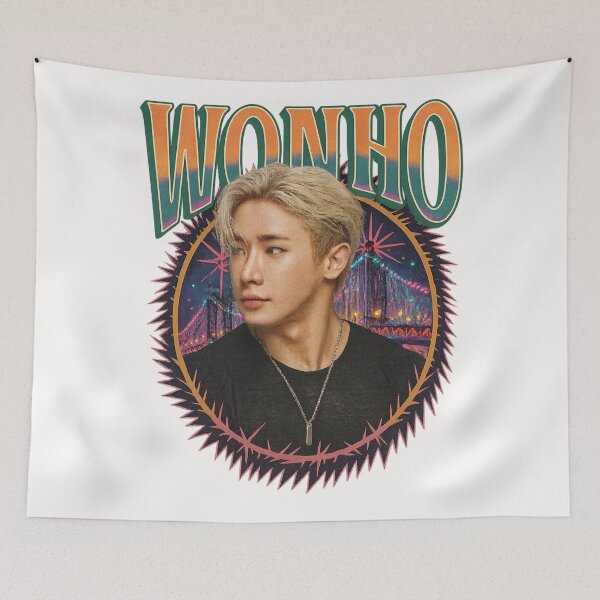 Item preview, Wonho Retro Idol Bootleg with Shades and Leather designed and sold by Places On Earth.