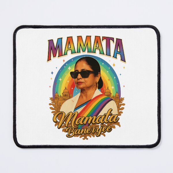 Item preview, Mamata Banerjee in Front of Victoria Memorial with Pride Palette designed and sold by Places On Earth.