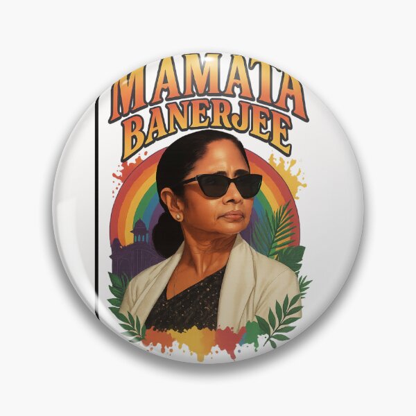 Item preview, Mamata Banerjee Strong Leader with Indian Heritage Backdrop designed and sold by Places On Earth.